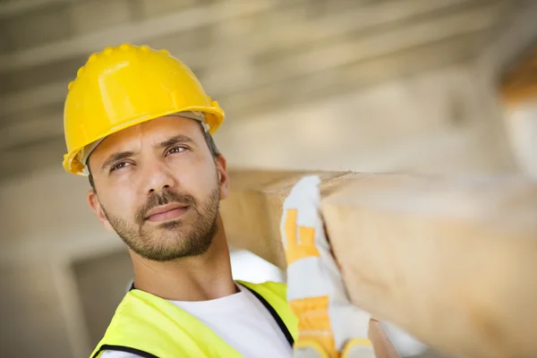 Trabajadores de la construcción — Foto de Stock