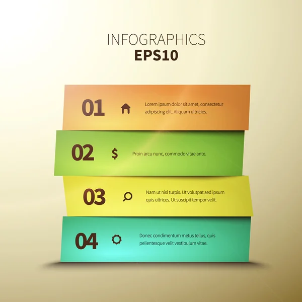 Ilustración del diseño empresarial — Vector de stock