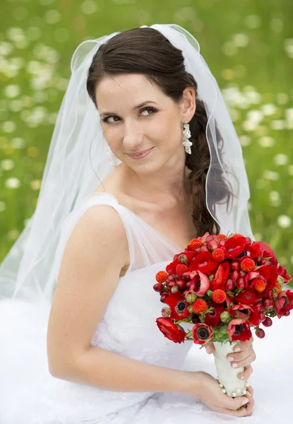 Beautiful wedding couple — Stock Photo, Image