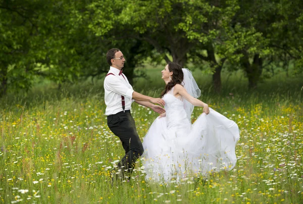 美しい結婚式のカップル — ストック写真