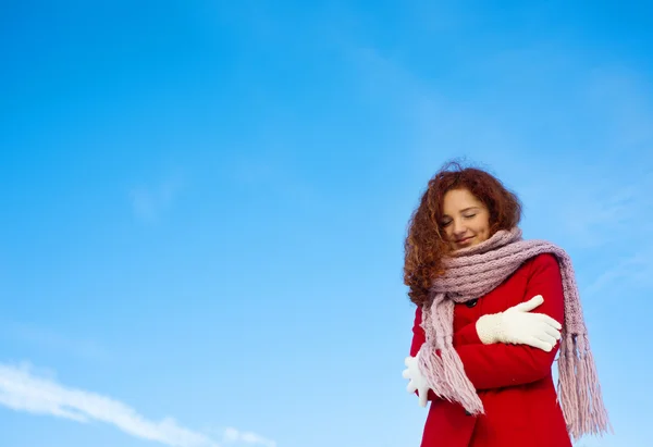 Menina de inverno — Fotografia de Stock