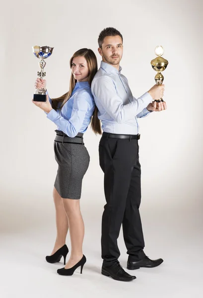 Casal de negócios — Fotografia de Stock