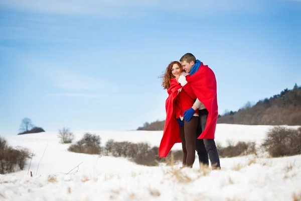 Amore invernale — Foto Stock