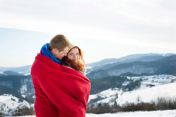 Amor de invierno — Foto de Stock