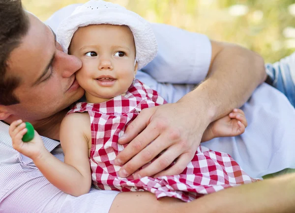 Far och dotter — Stockfoto