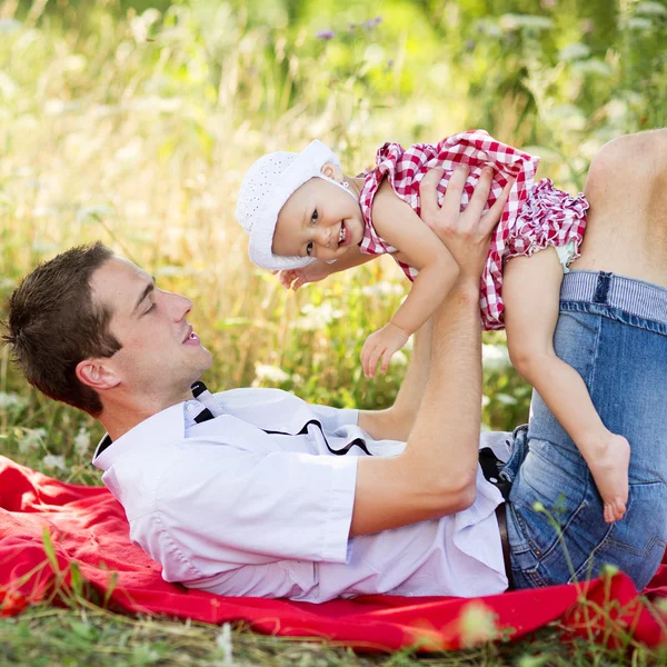 Vader en dochter — Stockfoto