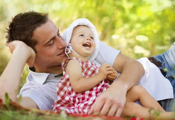 Padre e hija — Foto de Stock