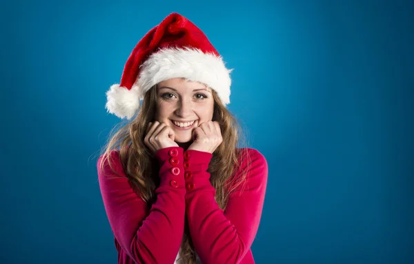 Beautiful christmas woman — Stock Photo, Image