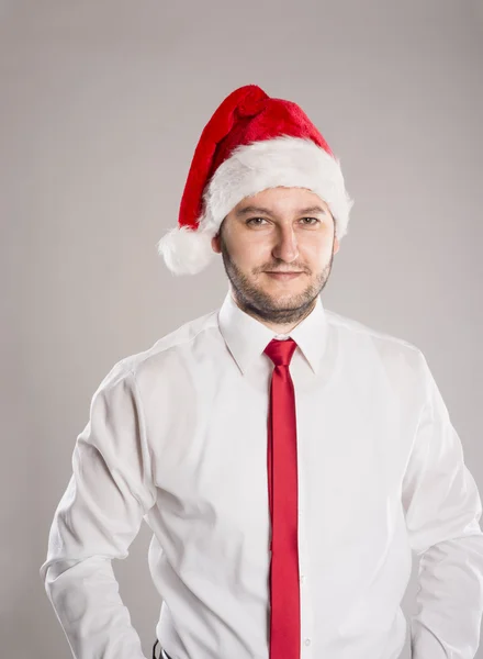 Handsome christmas man — Stock Photo, Image