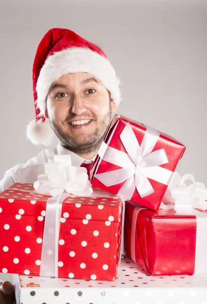 Handsome christmas man — Stock Photo, Image