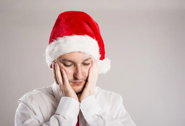 Handsome christmas man — Stock Photo, Image