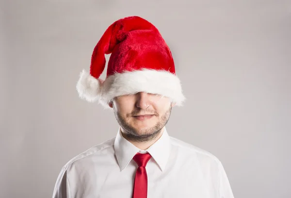 Handsome christmas man — Stock Photo, Image