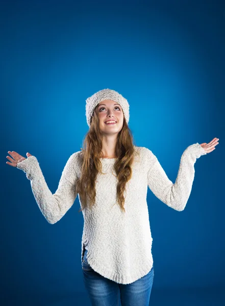 Inverno ragazza — Foto Stock