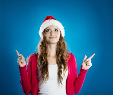 güzel bir Noel kadın