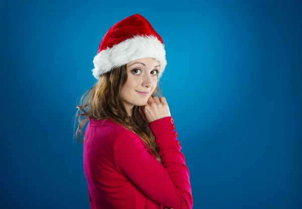 Hermosa mujer de Navidad — Foto de Stock