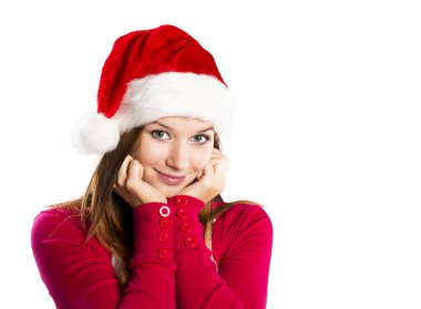 güzel bir Noel kadın