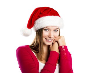 güzel bir Noel kadın