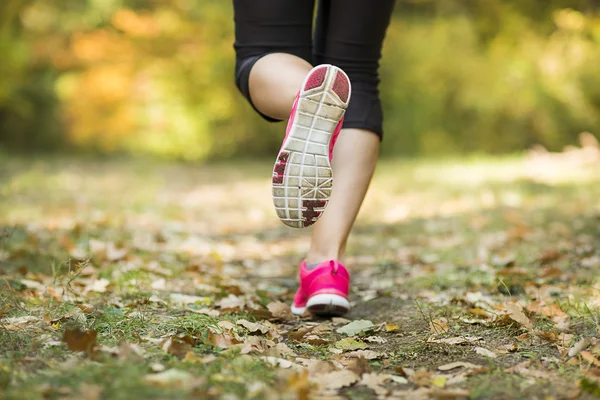Podzimní běžec — Stock fotografie