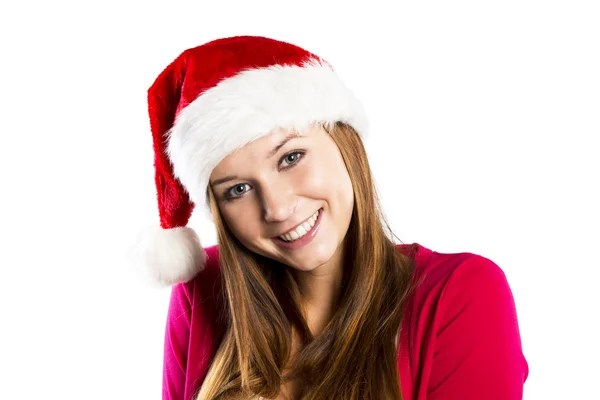 Hermosa mujer de Navidad — Foto de Stock