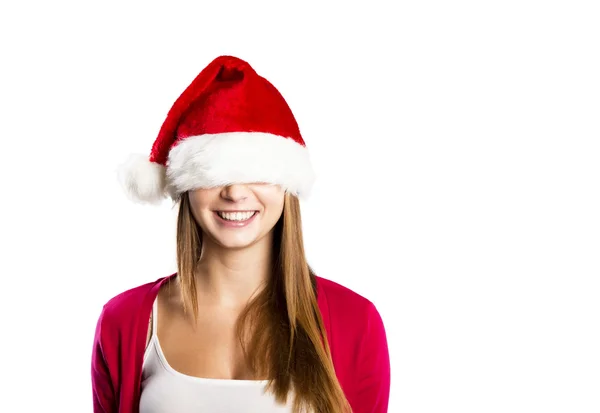 Beautiful christmas woman Stock Picture