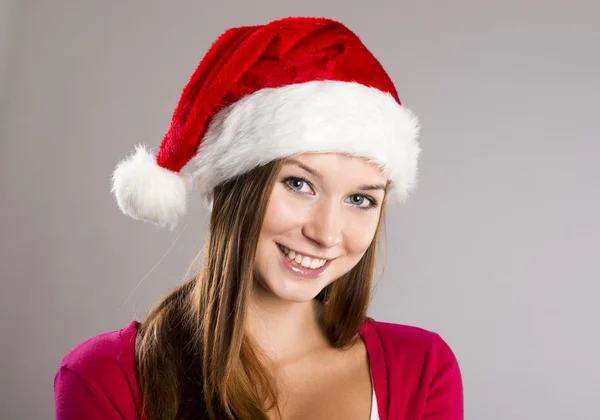 Hermosa mujer de Navidad — Foto de Stock