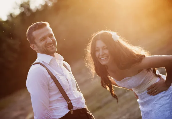 Bride and groom — Stock Photo, Image