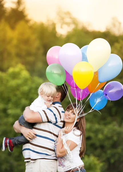 Mutlu aile — Stok fotoğraf