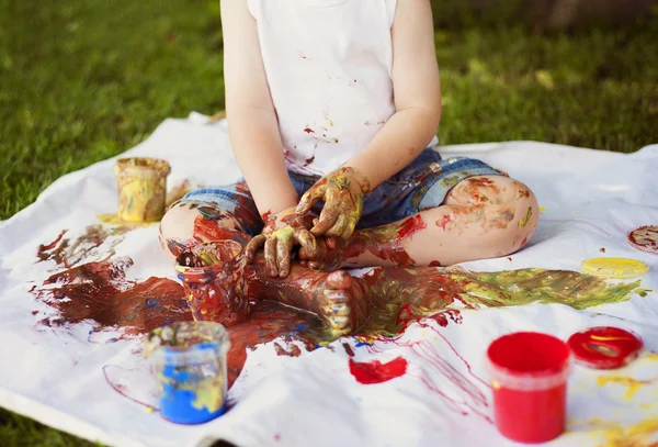 Schattig kind — Stockfoto