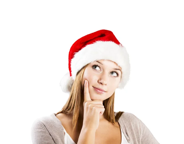 Hermosa mujer de Navidad — Foto de Stock