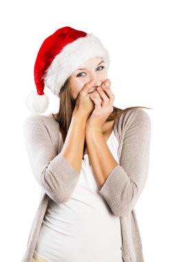 güzel bir Noel kadın