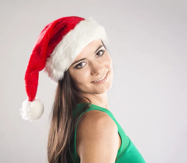 Bella donna di Natale — Foto Stock