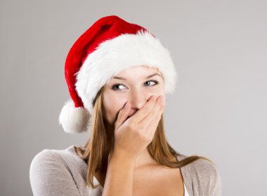 güzel bir Noel kadın