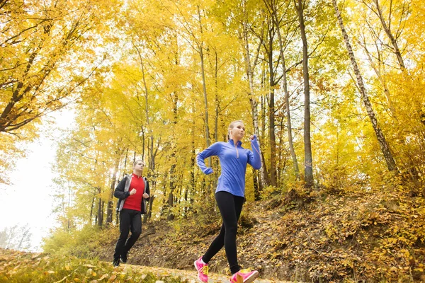 Running couple — Stock Photo, Image