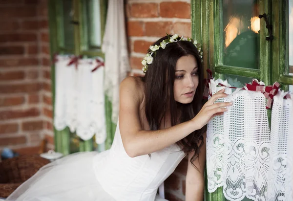 Countryside bride — Stock Photo, Image