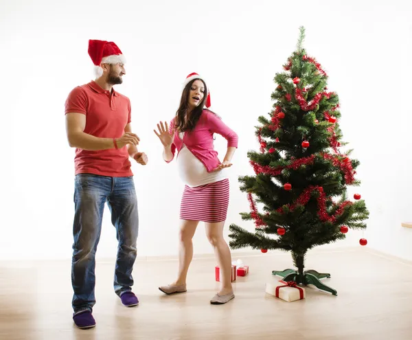 Christmas couple — Stock Photo, Image