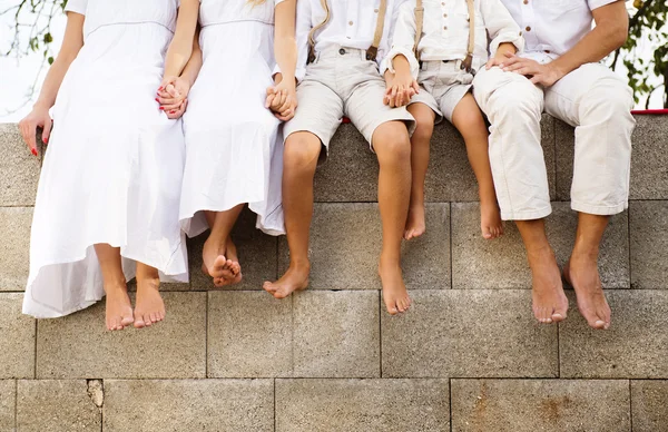 Familie voeten — Stockfoto