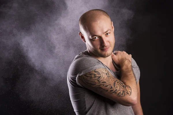 Man with tattoo — Stock Photo, Image