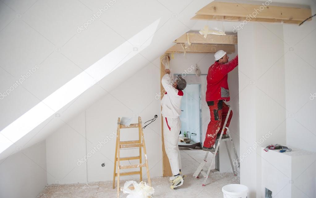 House workers — Stock Photo © halfpoint 39214395