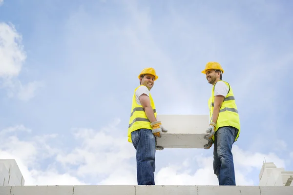 Husbyggnad — Stockfoto