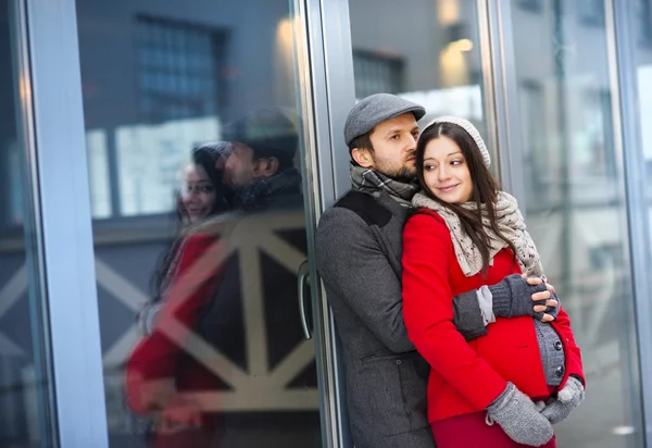 Pareja de invierno — Foto de Stock