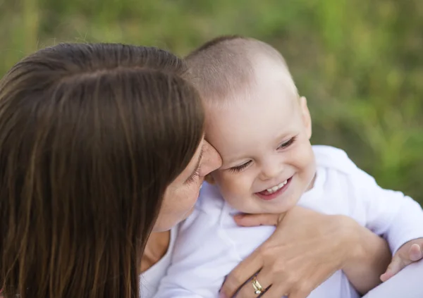 Mother and her little son — Stock Photo, Image