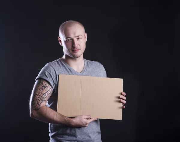 Man with tattoo — Stock Photo, Image