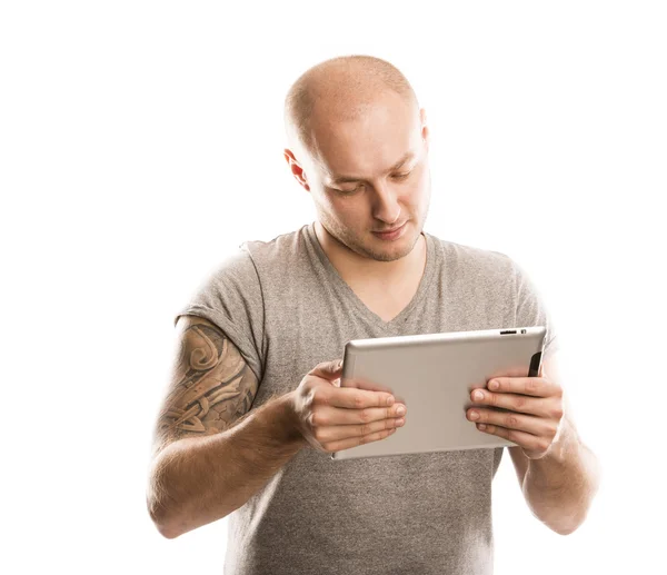 Man with tattoo — Stock Photo, Image