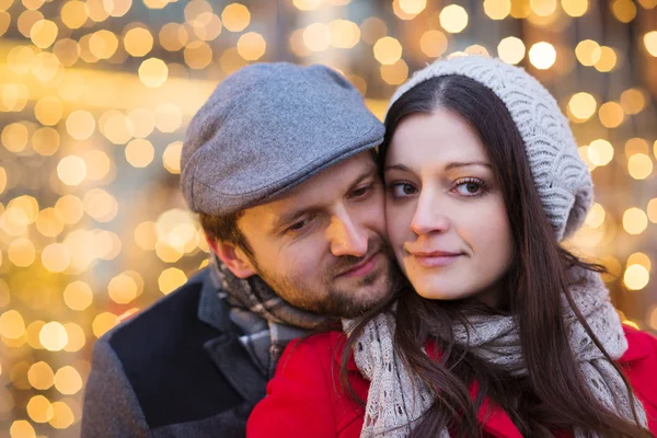 Casal de inverno — Fotografia de Stock