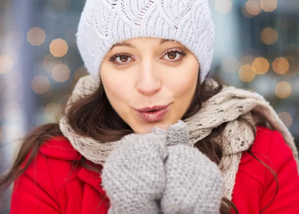 Wintermädchen — Stockfoto