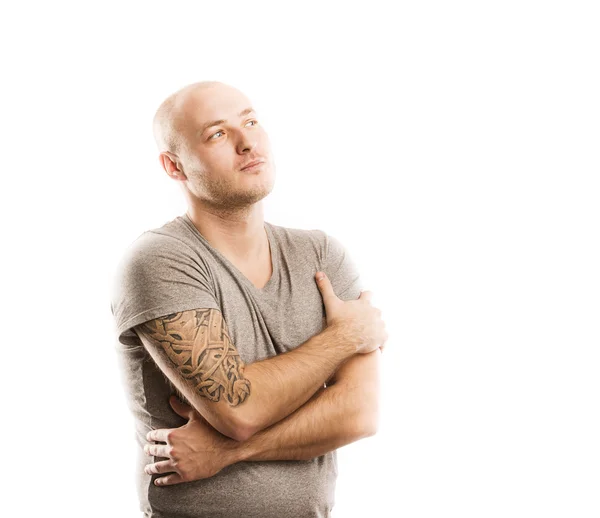 Man with tattoo — Stock Photo, Image