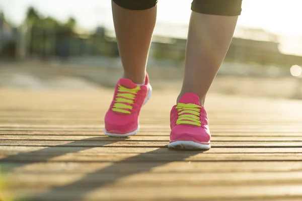 Running woman — Stock Photo, Image