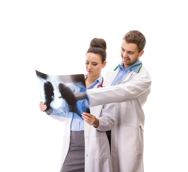 A medical team of doctors — Stock Photo, Image