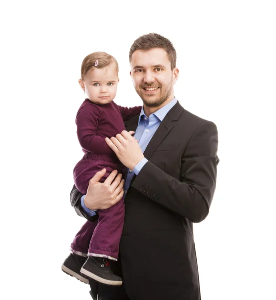 Hombre con su bebé — Foto de Stock