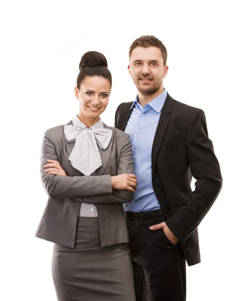 Business woman and business man Stock Picture
